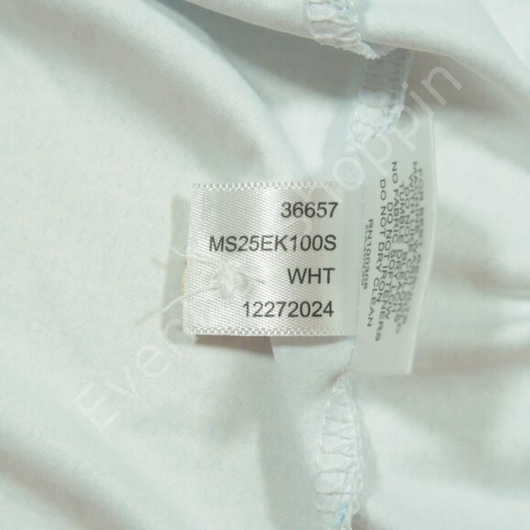 Peter Millar Reynolds Lake Oconee Polo Shirt Mens L White Blue Featherweight Sun - Picture 7 of 7